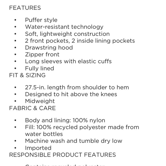 Black puffer jacket Size Large ZeroXposur NWT - Picture 4 of 8